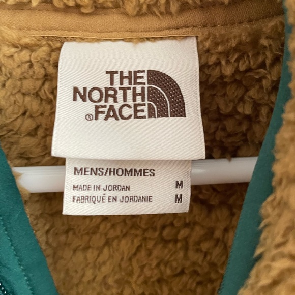 North face men’s tan half zip - Picture 3 of 4